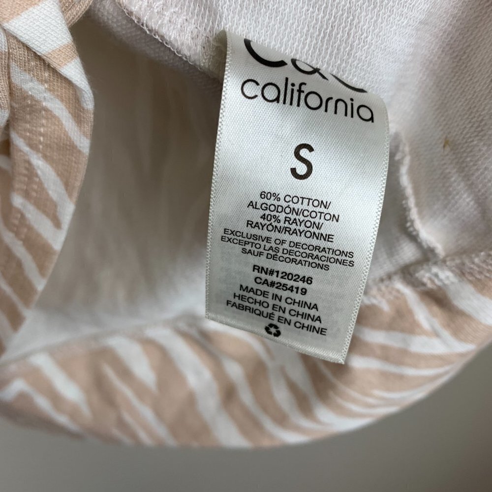 C&C California Leopard Print Tied Front Hoodie - … - image 4